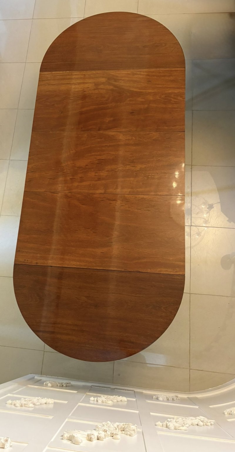 Antique Rare Georgian Figured Mahogany Metamorphic Dining Table Console Pair 12 Seater - Image 8